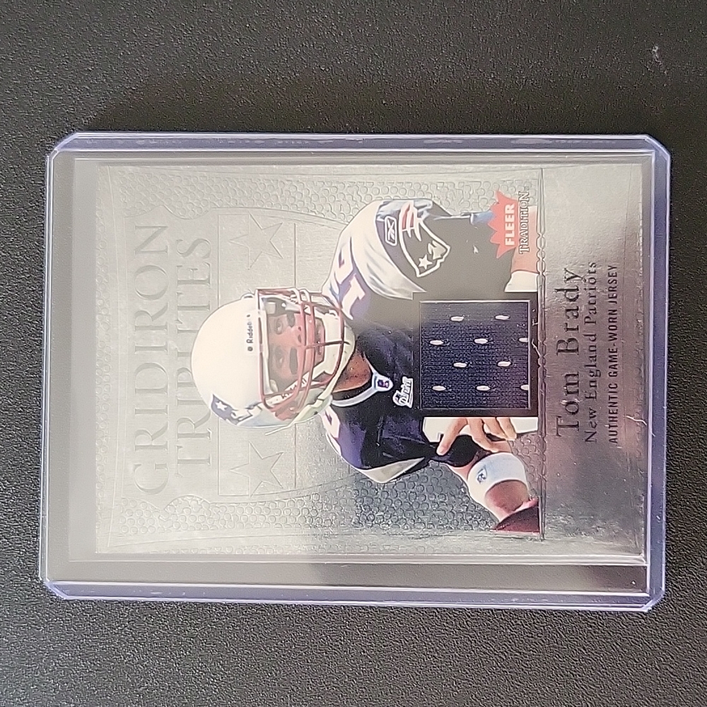 🔥 Tom Brady Game worn Jersey Card 2004